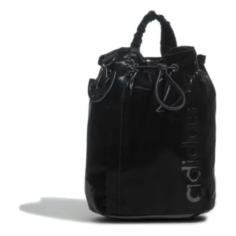 (WMNS) adidas originals Mini Bucket Backpack 'Black' HK0153 sold by KicksCrew