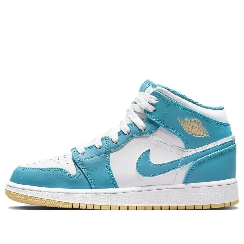 (GS) Air Jordan 1 Mid 'Aquatone' DQ8423-400 sold by KicksCrew