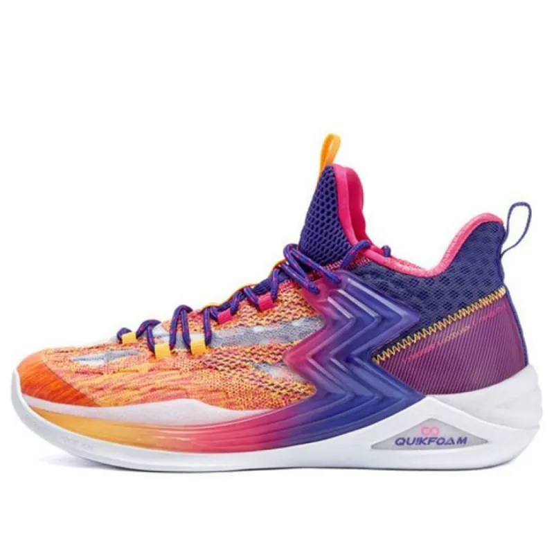 361 Aaron Gordon QU!K Basketball Shoes 'Orange Purple' 572021109-3 sold by KicksCrew