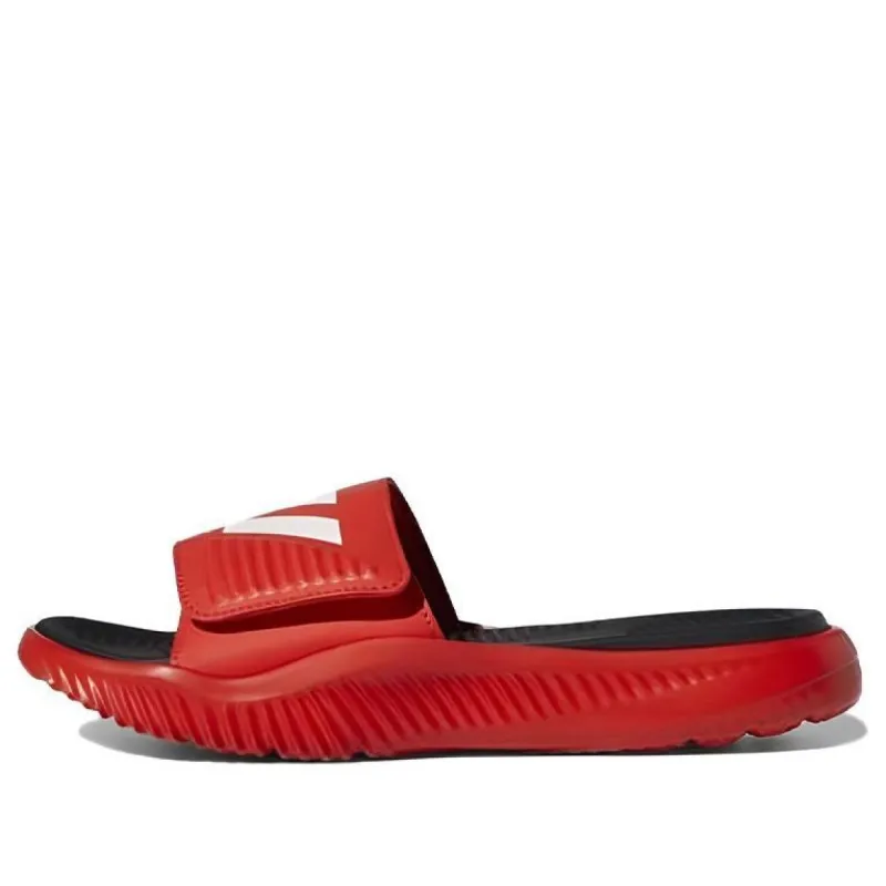 Adidas Alphabounce Slide 'Active Red White Black' F34773 sold by KicksCrew