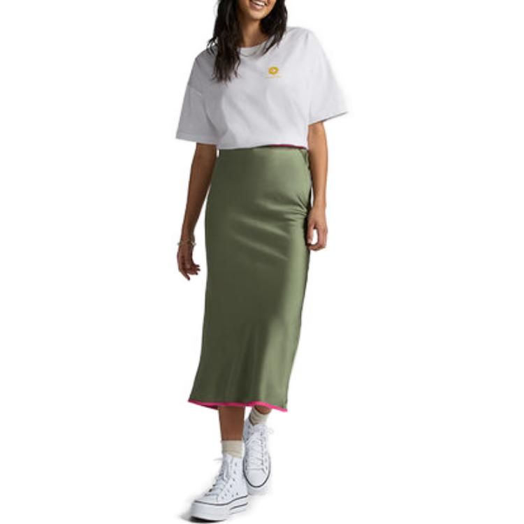 (WMNS) Converse Oversized Floral Graphic Crew T-Shirt 'White' 10025213-A01 sold by KicksCrew product image thumbnail 2