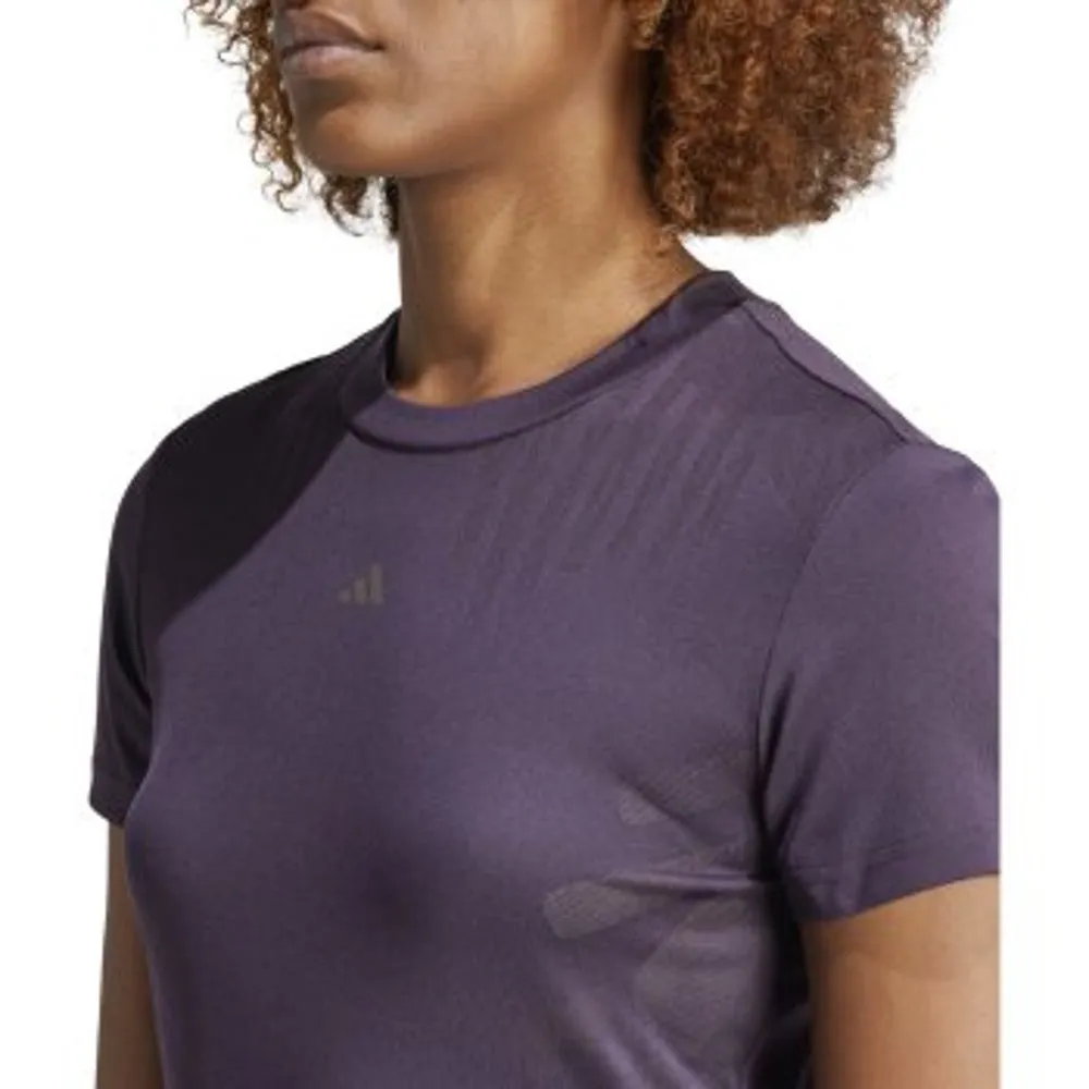(WMNS) adidas HIIT Airchill Training T-Shirt 'Purple' IP9658 sold by KicksCrew product image thumbnail 2
