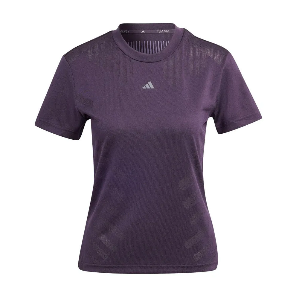 (WMNS) adidas HIIT Airchill Training T-Shirt 'Purple' IP9658 sold by KicksCrew