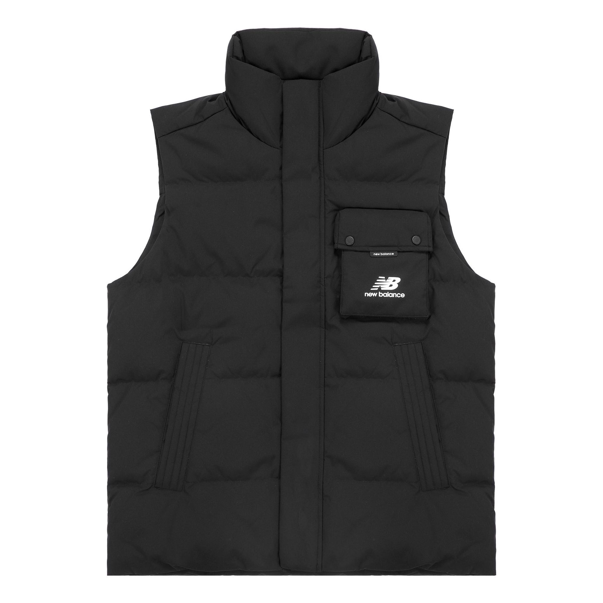 New Balance Windproof Puffer Vest 'Black' AMV14310-BK sold by KicksCrew