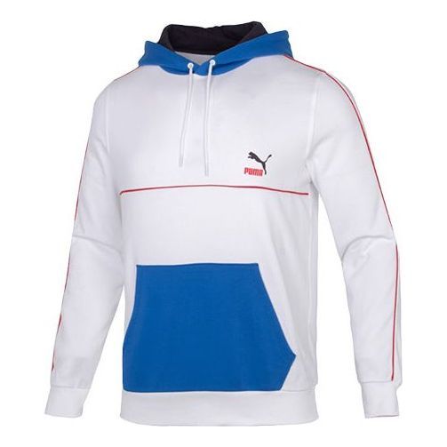 Puma CLSX ColBlock Hoodie 'White' 534158-02 sold by KicksCrew