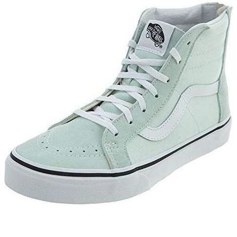 mint green high top vans