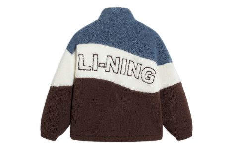 Li-Ning Embroidered Color Block Polar Fleece Jacket 'Multi-Color' AFDSD23-4 sold by KicksCrew