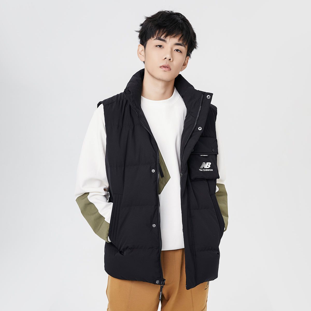 New Balance Windproof Puffer Vest 'Black' AMV14310-BK sold by KicksCrew product image thumbnail 5