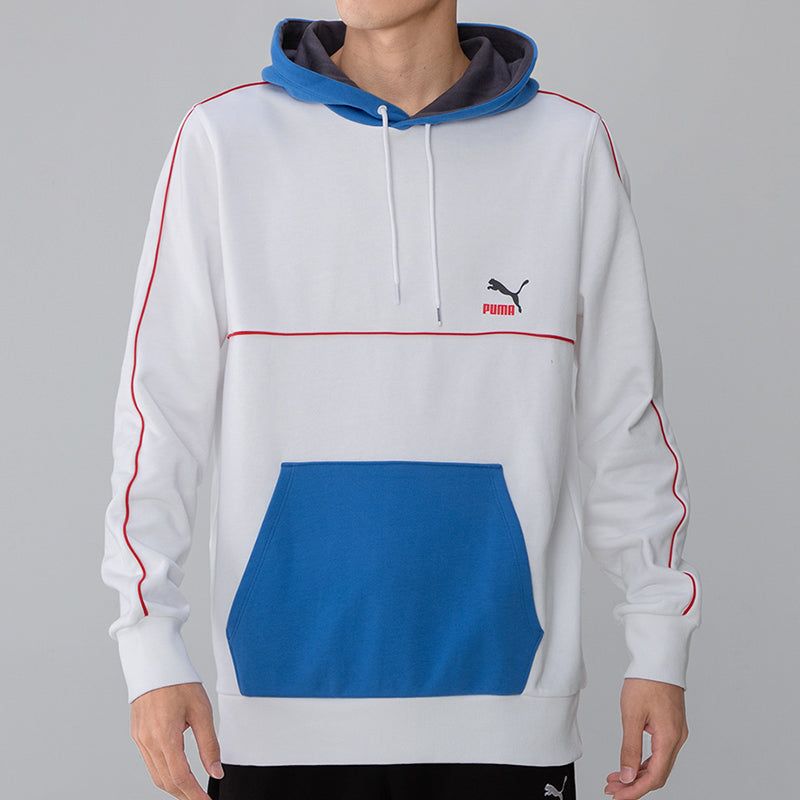 Puma CLSX ColBlock Hoodie 'White' 534158-02 sold by KicksCrew product image thumbnail 3
