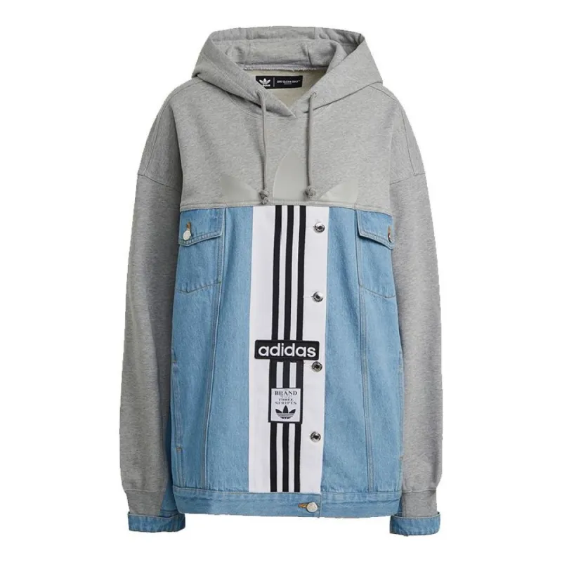 (WMNS) adidas Denim Jacket 'Blue Grey' H59027 sold by KicksCrew