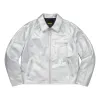 Supreme SS23 Week 5 x SCHOTT Leather Racer Jacket 'Silver' SUP-SS23-117 sold by KicksCrew