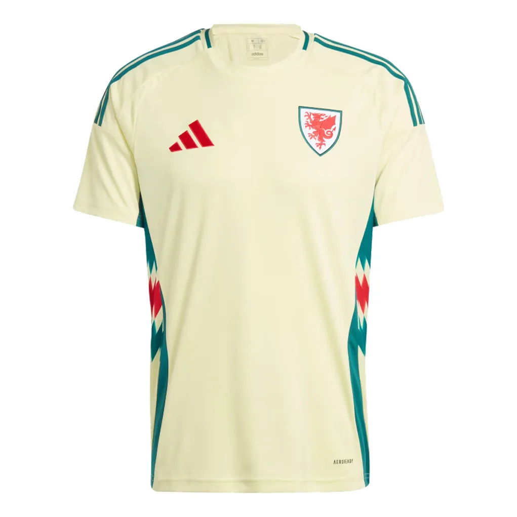 adidas Wales 24 Away Soccer Jersey 'Yellow' IQ2424 sold by KicksCrew
