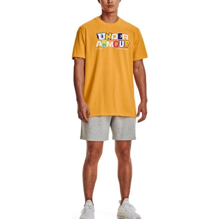 Under Armour Endorsed Heavyweight T-shirt 'Yellow' 1373999-782 sold by KicksCrew product image thumbnail 3