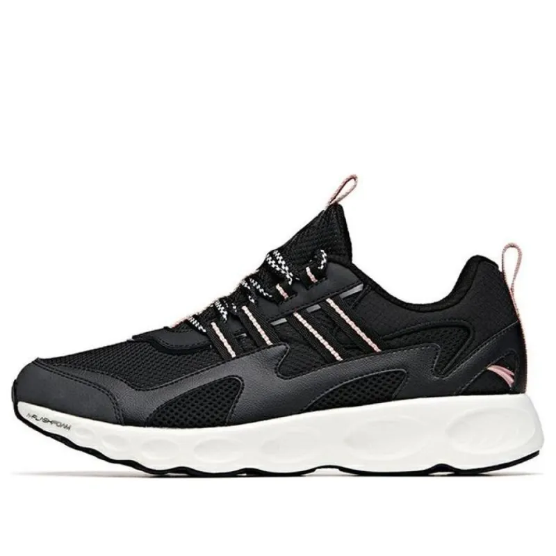 (WMNS) ANTA Running Series Sneakers 'Black Pink' 922025567-3 sold by KicksCrew