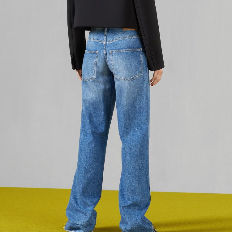 (WMNS) Gucci Denim Pant 'Blue' 764349-XDCSG-4447 sold by KicksCrew product image thumbnail 4