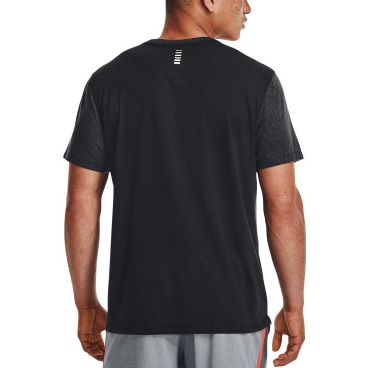 Under Armour Streaker Topographic T-Shirt 'Black' 1373211-001 sold by KicksCrew product image thumbnail 4