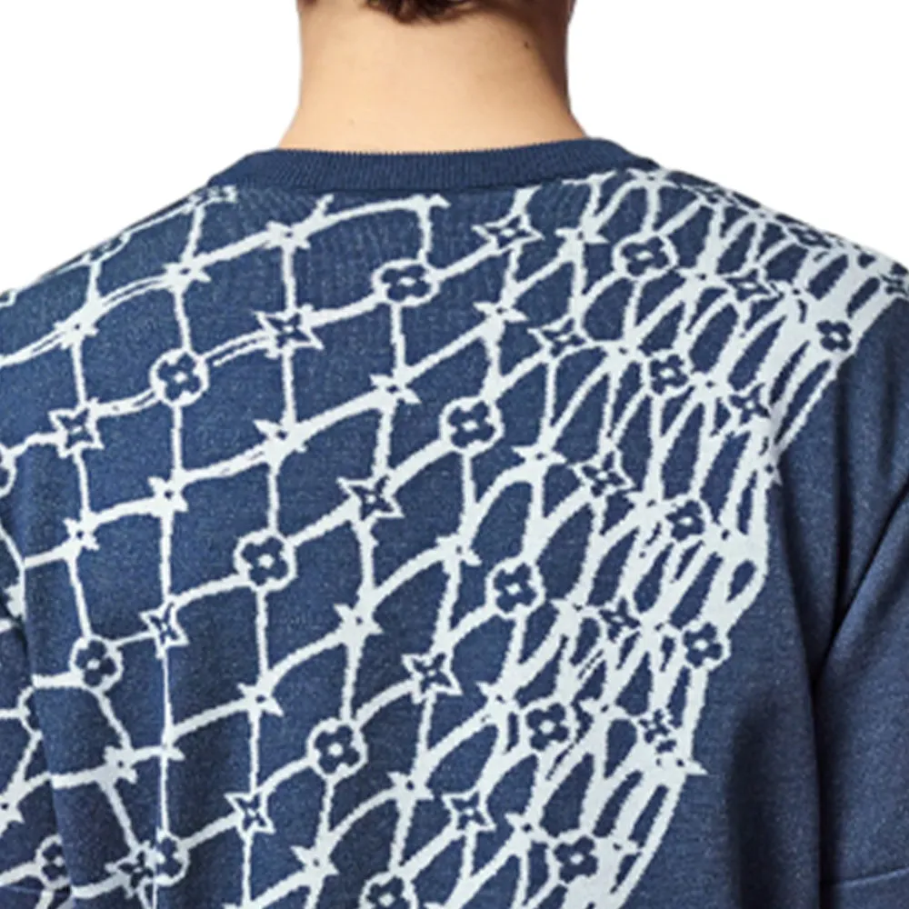 LOUIS VUITTON Cotton T-shirt 'Blue' 1AFQQR sold by KicksCrew product image thumbnail 2