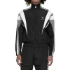 Balenciaga Sporty B Tracksuit Jacket 'Black Grey White' 681438TKO481269 sold by KicksCrew