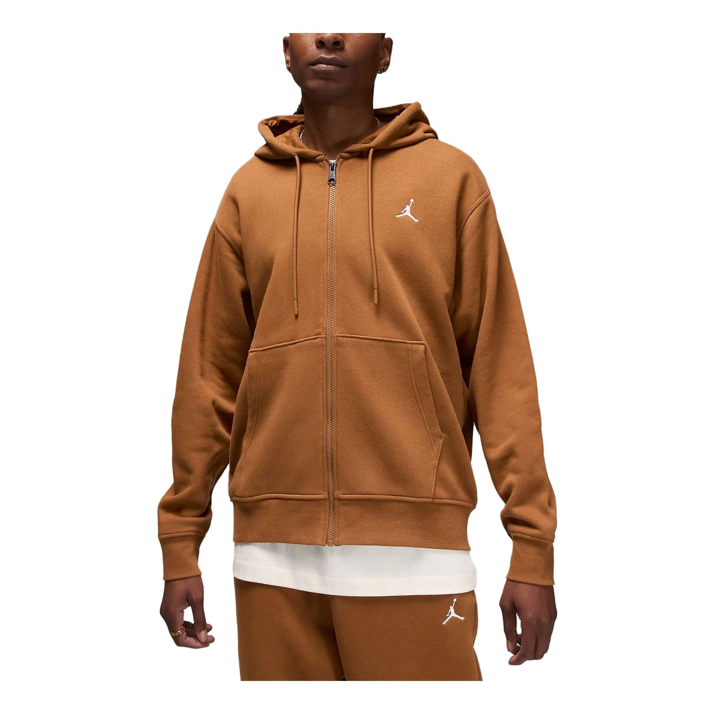 Air Jordan Essentials Fleece Pullover 'Brown' FJ7774-281 sold by KicksCrew