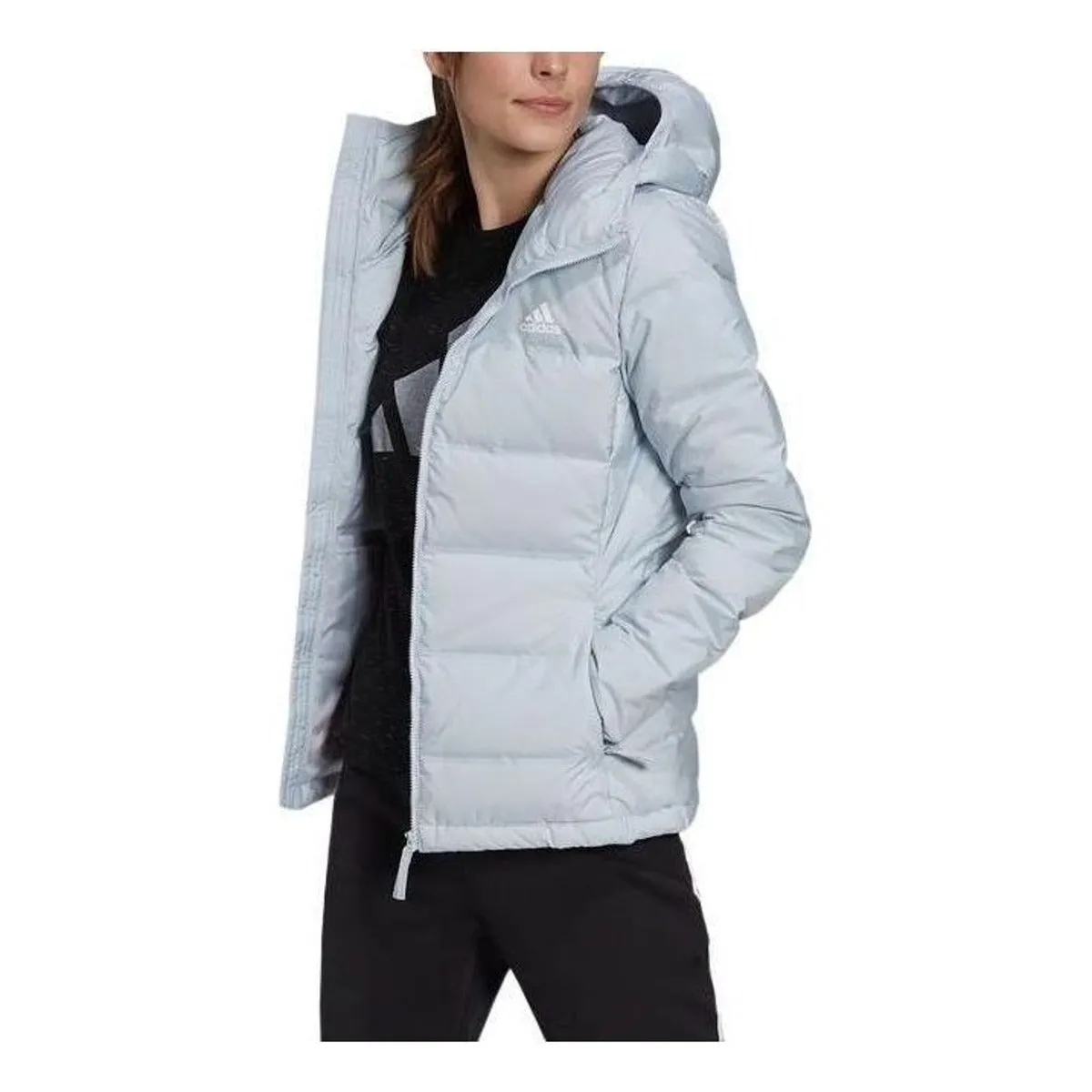 (WMNS) adidas Helionic Down Jacket 'White' GQ7133 sold by KicksCrew product image thumbnail 2