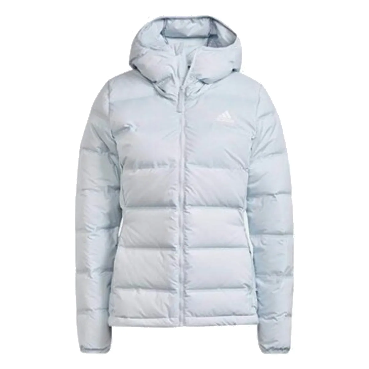 (WMNS) adidas Helionic Down Jacket 'White' GQ7133 sold by KicksCrew