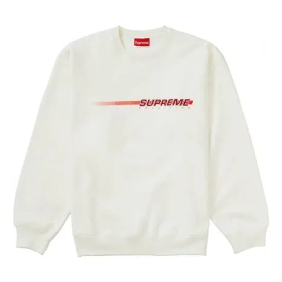 Supreme Precision Crewneck 'White Red' SUP-SS21-838 sold by KicksCrew