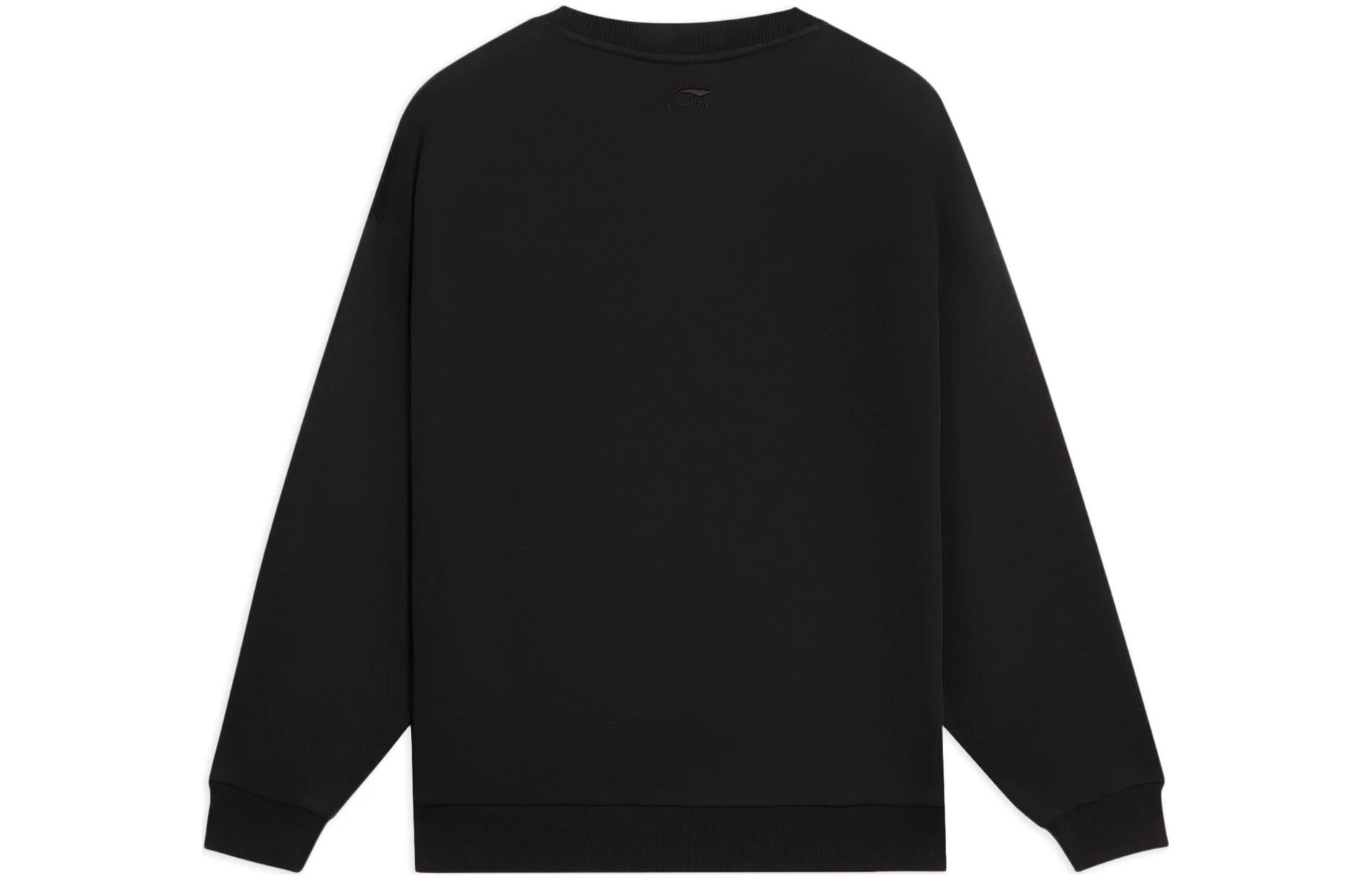 Li-Ning Anything Is Possible Graphic Sweatshirt 'Black' AWDSF97-2 sold by KicksCrew product image thumbnail 2