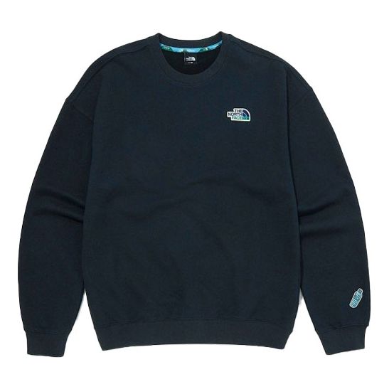 THE NORTH FACE Essential Overfit Eco Sweater 'Black' NM5MM05A sold by KicksCrew