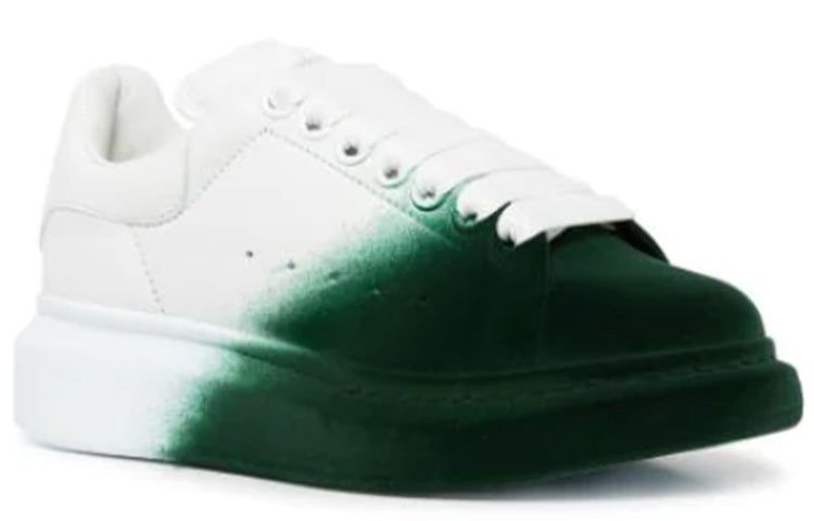 (WMNS) Alexander McQueen Oversized Sneaker 'White Green Velvet Spray' 586388WHWM29706 sold by KicksCrew product image thumbnail 2