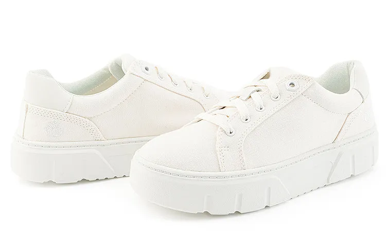 (WMNS) Timberland Laurel Court Low Lace Up Sneakers 'White Canvas' A5ZHGW sold by KicksCrew product image thumbnail 5