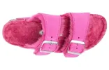 Birkenstock Arizona Shearling Suede Leather Narrow Fit Sandals 'Fuchsia Tulip' 1025554 sold by KicksCrew