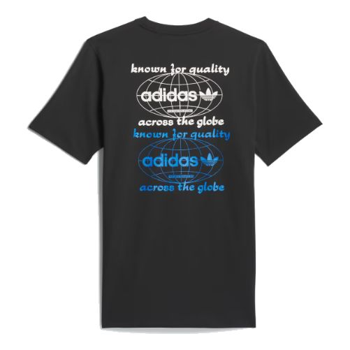 adidas originals Quality Graphic Short Sleeve T-shirt 'Black' IJ0981 sold by KicksCrew product image thumbnail 2