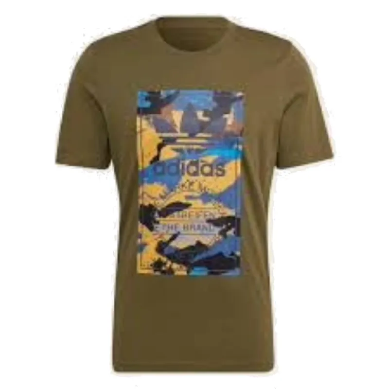adidas Graphic Camo T-Shirt Asia Sizing 'Green' HK5158 sold by KicksCrew