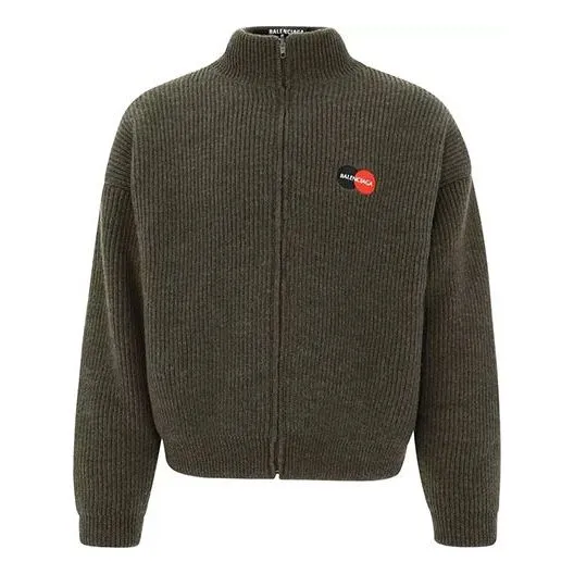 Balenciaga Reversible Fleeece Zip Up Jacket 'Green' 625931T15712863 sold by KicksCrew