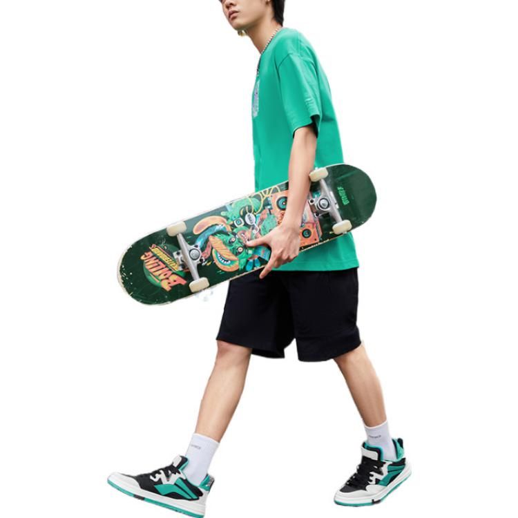 Li-Ning x Persue Cartoon Graphic Loose Fit T-shirt 'Green' AHSS295-2 sold by KicksCrew product image thumbnail 3