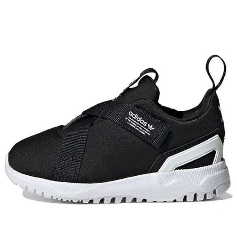 (TD) adidas originals Flex 2.0 Shoes 'Black White' HQ6052 sold by KicksCrew