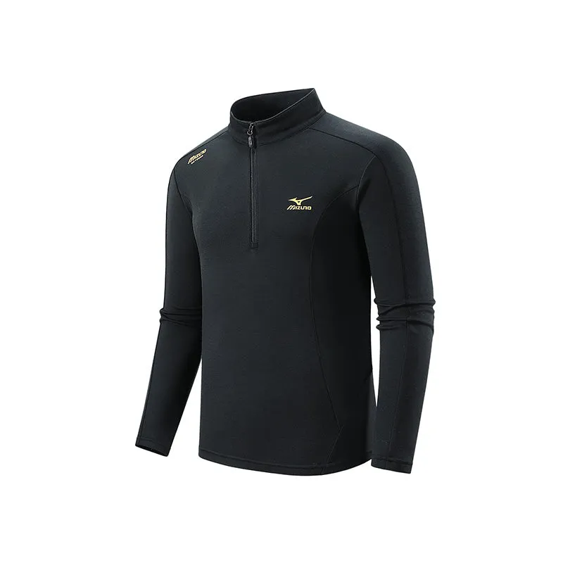 Mizuno Hybrid Long Sleeve T-Shirt 'Black' A2CA3501 sold by KicksCrew