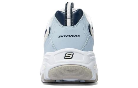 Skechers D'Lites Varsity Spirit Sneaker 'White Beige Blue' 894282-NTNV sold by KicksCrew