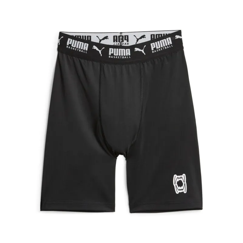 PUMA Hoops Team Basketball Shorts 'Black' 676633-01 sold by KicksCrew