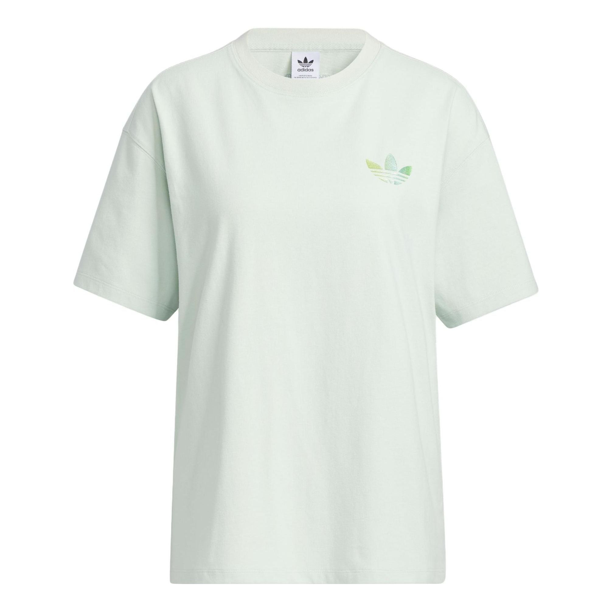 (WMNS) adidas originals Short Sleeve T-Shirt 'Green' IK8627 sold by KicksCrew