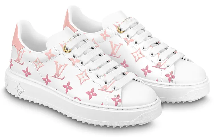 (WMNS) LOUIS VUITTON Time Out Sneakers 'White with Pink Monogram' 1AAEG2 sold by KicksCrew product image thumbnail 2