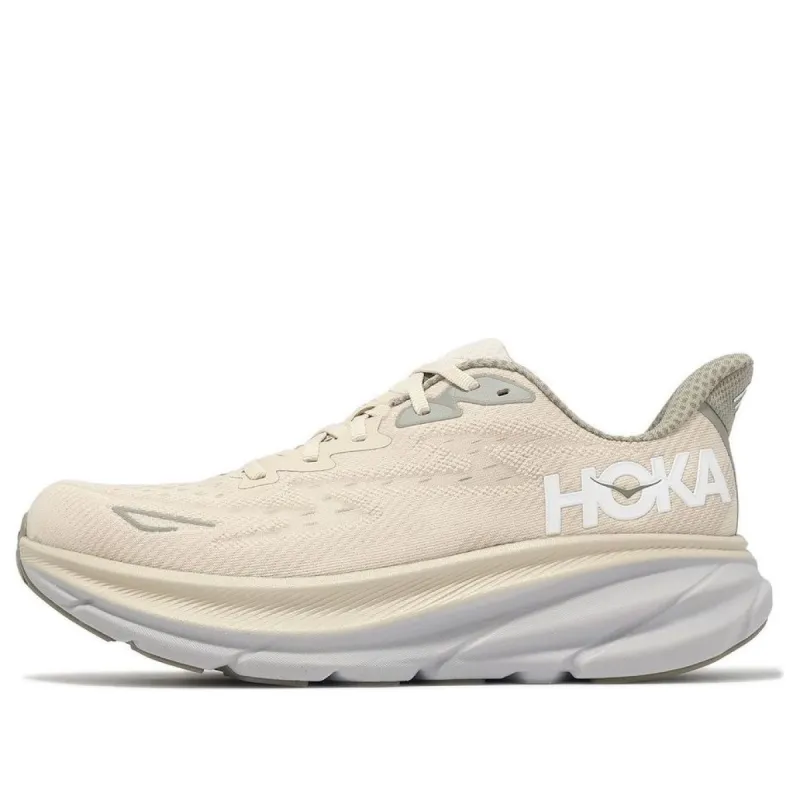HOKA ONE ONE Clifton 9 2E Wide 'Oat Milk' 1132210-OKB sold by KicksCrew