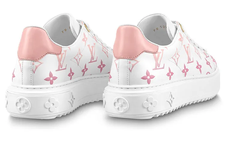 (WMNS) LOUIS VUITTON Time Out Sneakers 'White with Pink Monogram' 1AAEG2 sold by KicksCrew product image thumbnail 3