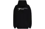 (WMNS) Balenciaga SS21 Logo otton Hoodie 'Black' 620947TKV871070 sold by KicksCrew