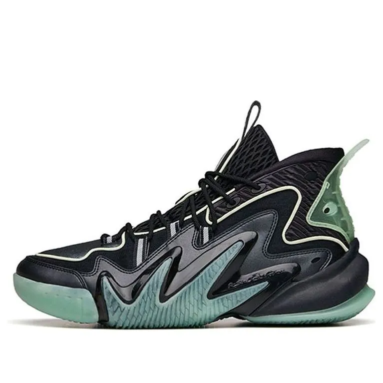 ANTA Shock Wave 2 'Black Green' 112031601S-1 sold by KicksCrew