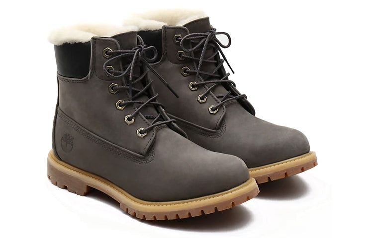 (WMNS) Timberland Premium 6-Inch Boots 'Dark Grey' A19U1039 sold by KicksCrew product image thumbnail 3