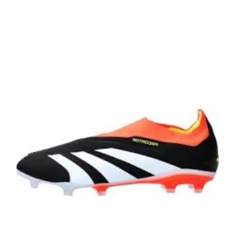 (GS) adidas Predator 24+ Laceless Firm Ground Soccer Cleats 'Black Red White' IG7753 sold by KicksCrew