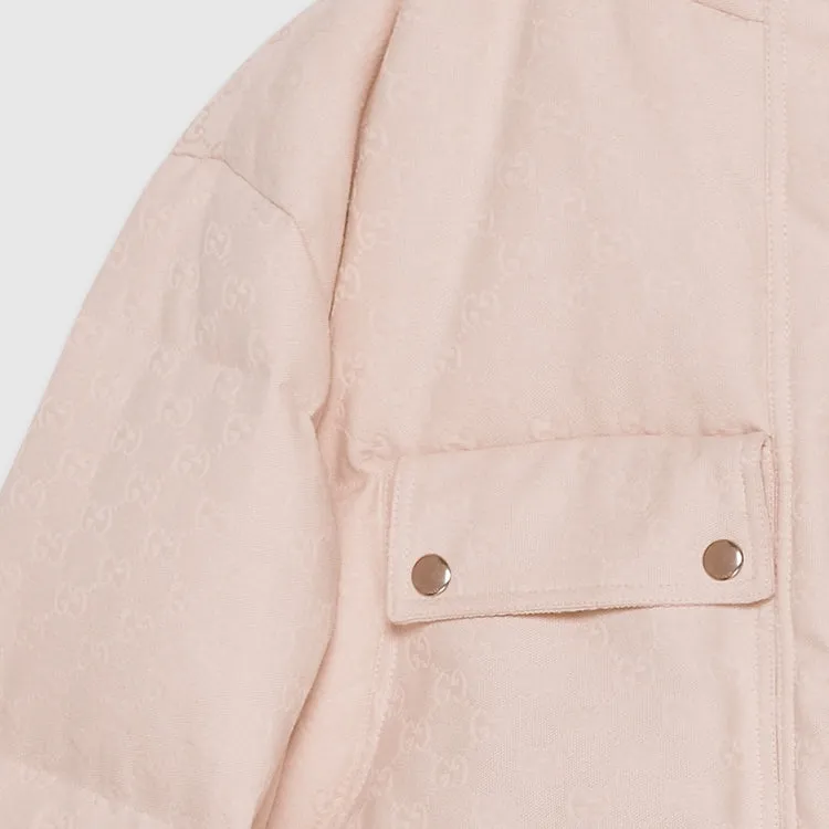 (WMNS) Gucci GG Cotton Canvas Puffer Jacket 'Light Pink' 774871-Z9AAR-5677 sold by KicksCrew product image thumbnail 5
