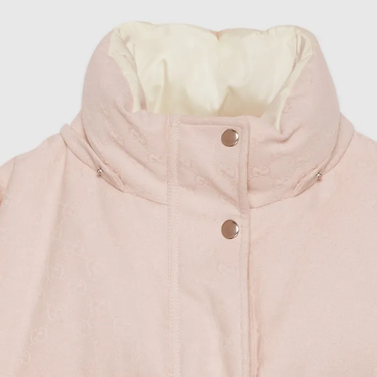 (WMNS) Gucci GG Cotton Canvas Puffer Jacket 'Light Pink' 774871-Z9AAR-5677 sold by KicksCrew product image thumbnail 4