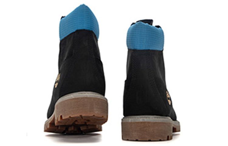 Timberland Premium 6 Inch Waterproof Boots 'Black Nubuck with Blue' A5NYZ001 sold by KicksCrew product image thumbnail 5